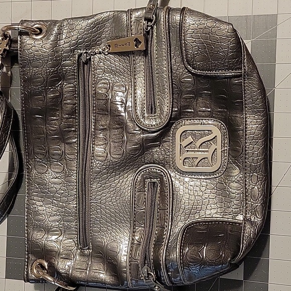 Reflection Dark gray/ silver shoulder crossbody bag - Picture 5 of 6